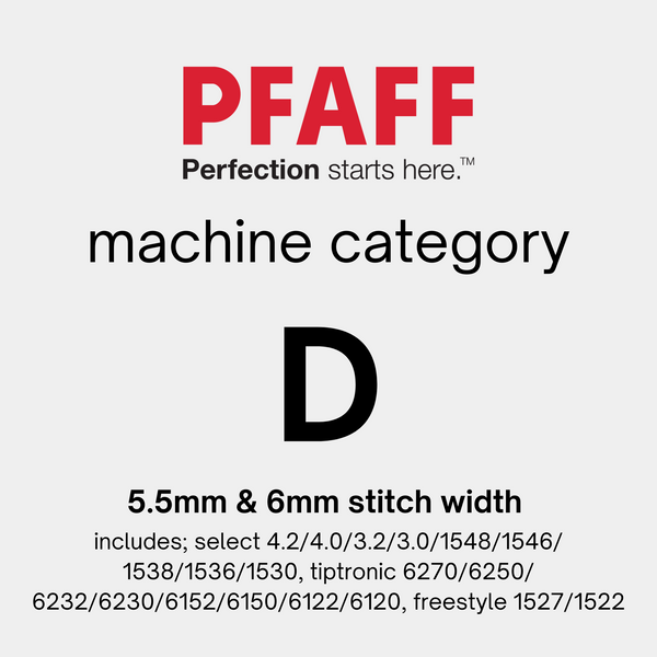 Pfaff Category D