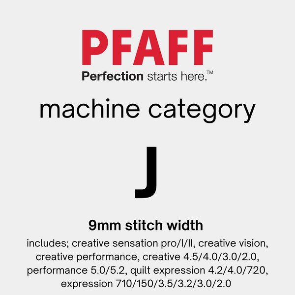 Pfaff Category J
