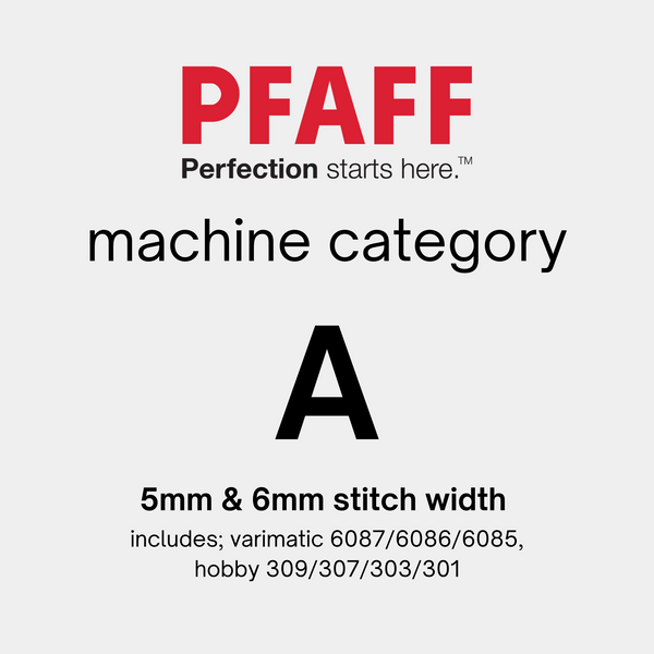 Pfaff Category A