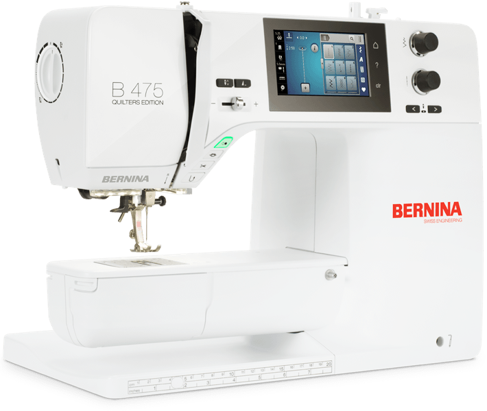 Bernina B 475 quilters edition sewing machine with a modern digital display.