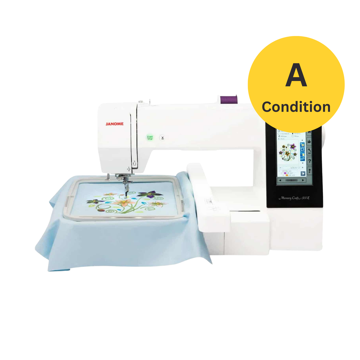 Janome MC500 E - "A" Condition Reconditioned Sewing & Embroidery Machine