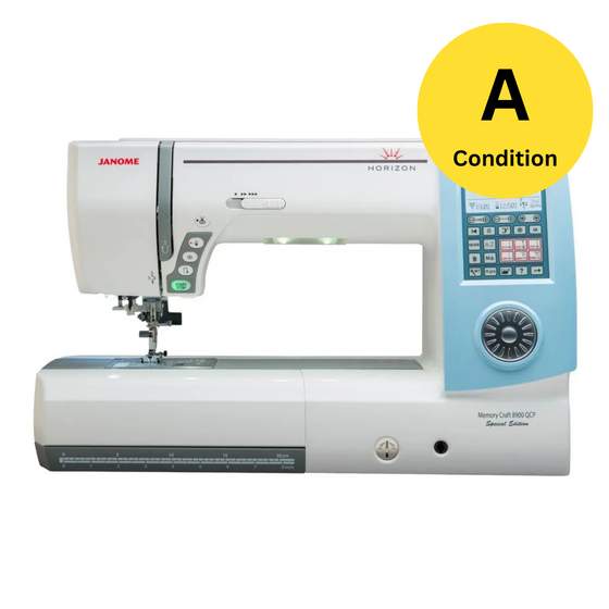 Janome Horizon 8900 QCP - "A" Condition Reconditoned