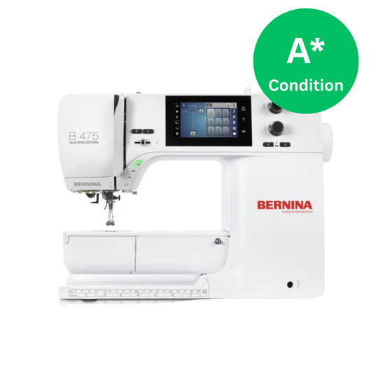 Bernina 475QE - "A*" Condition Ex Demo