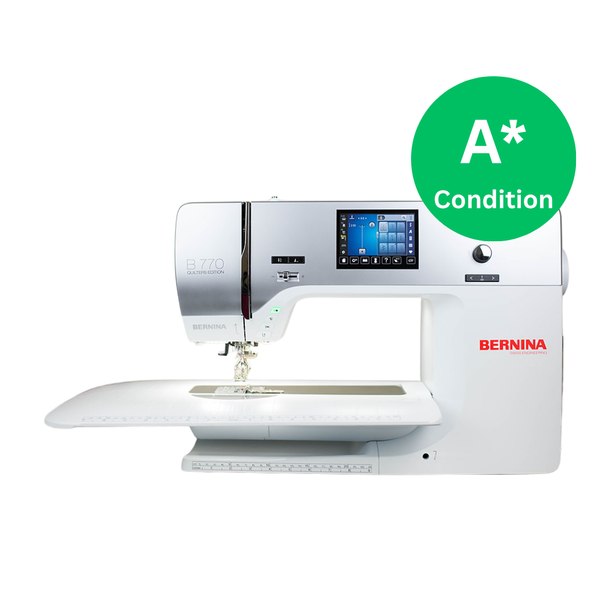 Bernina 770QE Sewing Machine (Old Style) - "A*" Condition Preloved