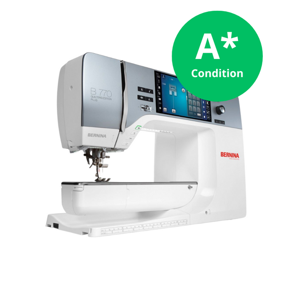 Bernina 770 QE Plus Sewing Machine -  "A*" Condition Ex Demo