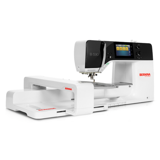 Bernina B 590 sewing machine with extension table.