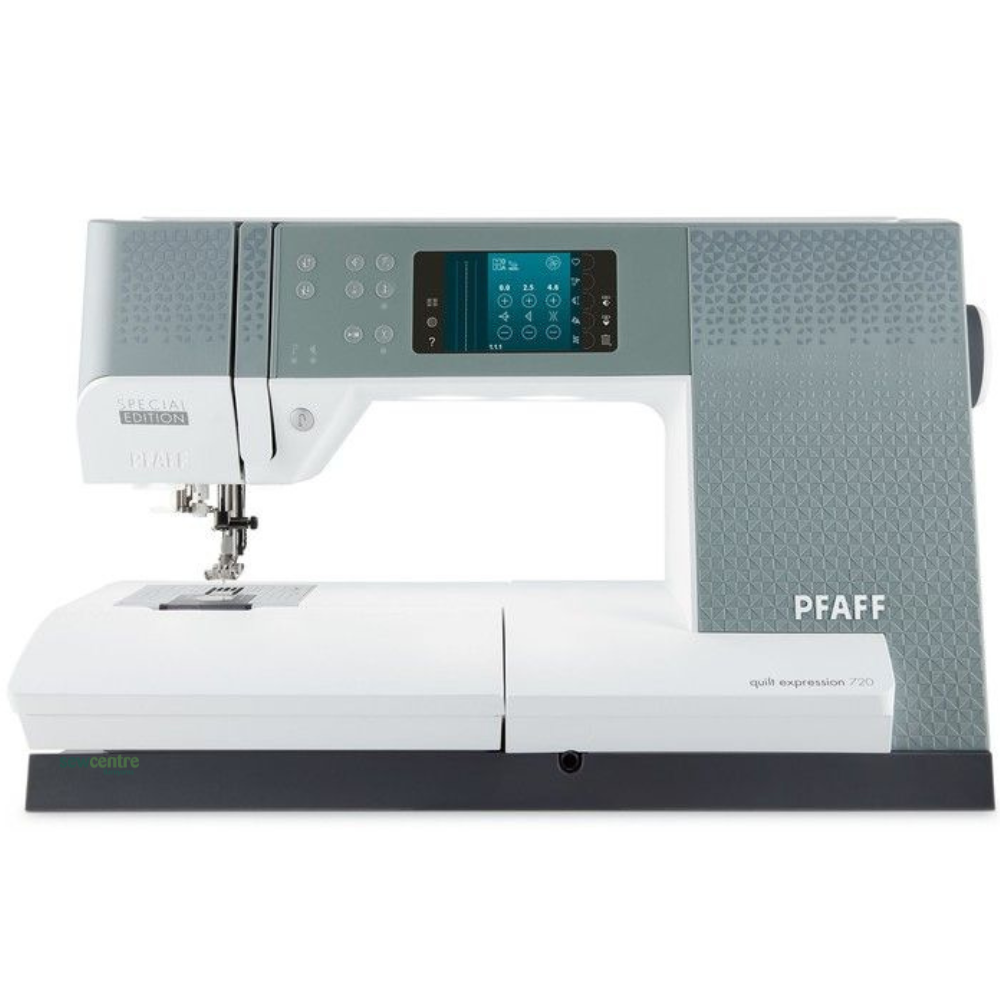 Pfaff Quilt Expression 720 Sewing Machine Dusk Grey + FREE BUNDLE