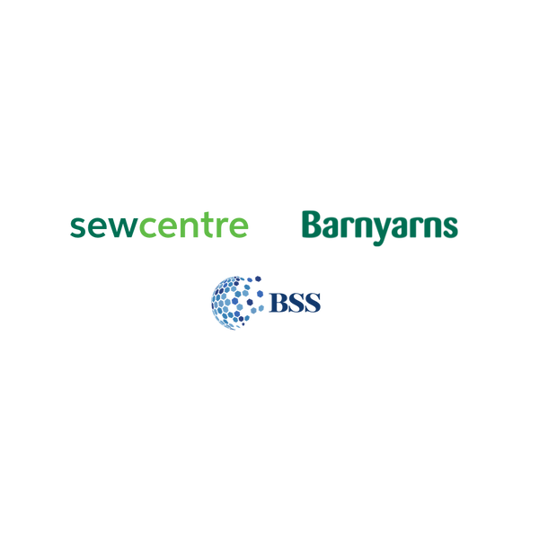 Sew Centre, Barnyarns and BSS Logo