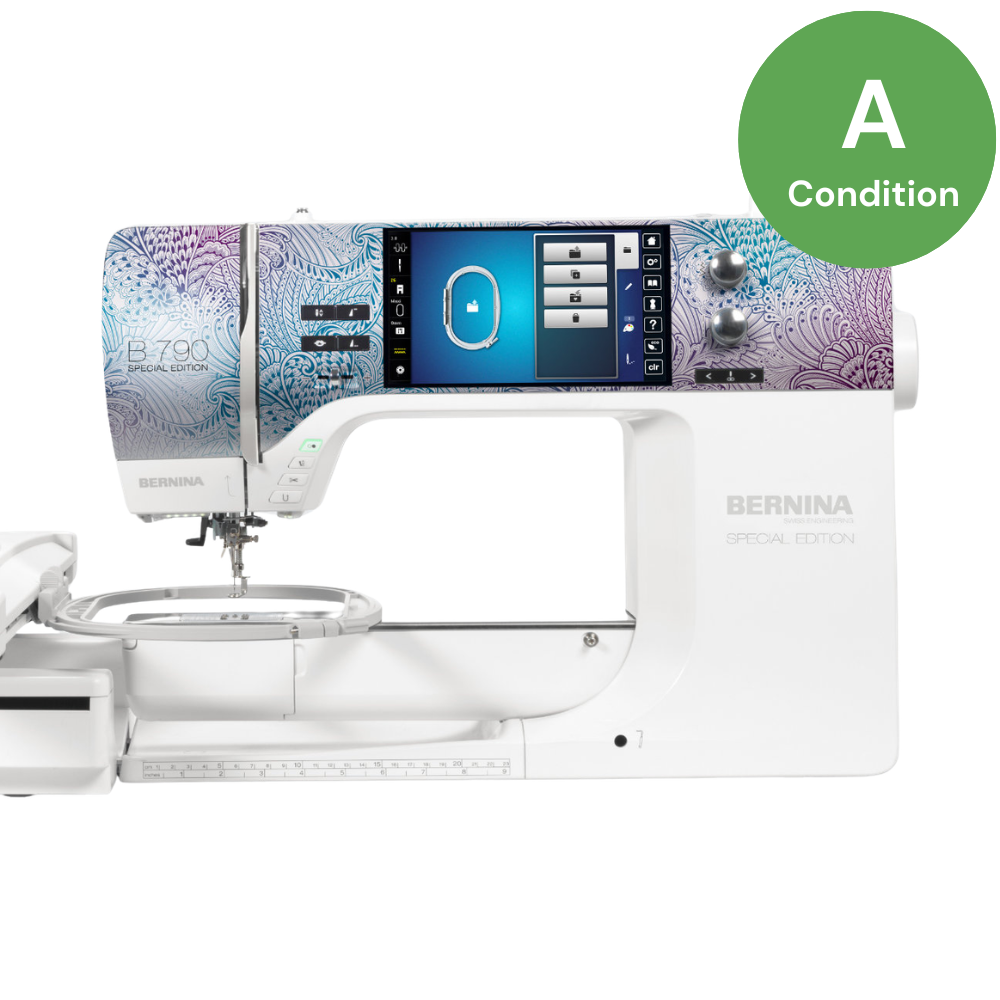 Bernina 790 Special Edition Sewing and Embroidery Machine - "A" Condition Reconditioned