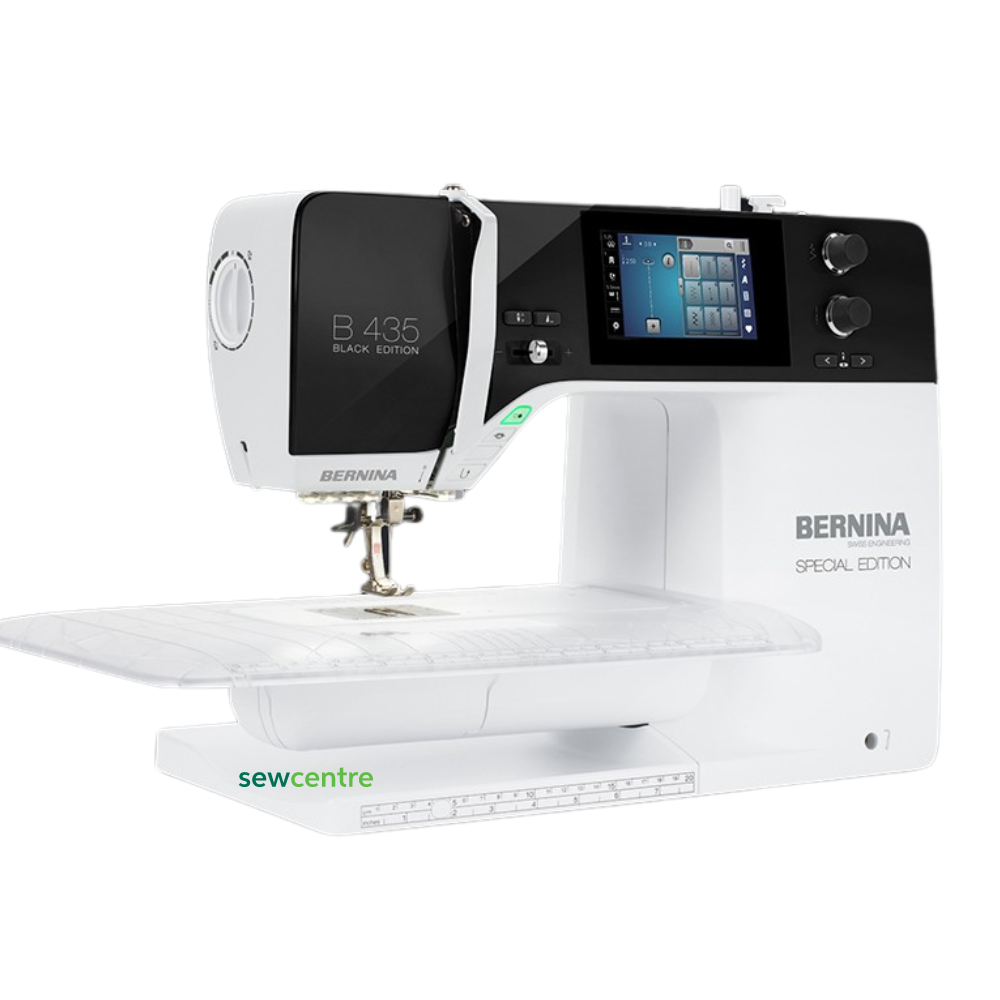 Bernina 435 Black Edition Sewing Machine (+ FREE WALKING FOOT WORTH £120)