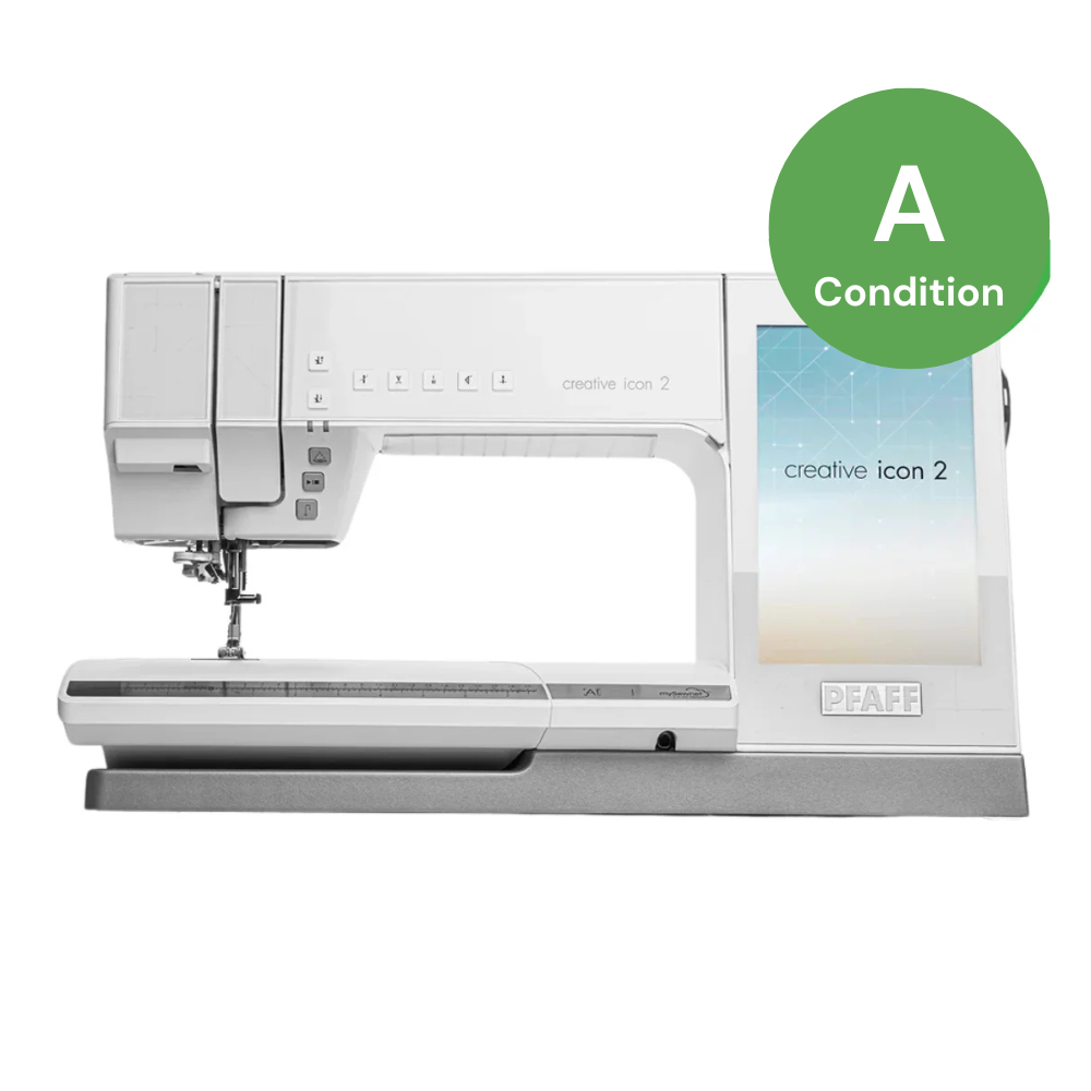 Pfaff Creative Icon 2 Sewing & Embroidery Machine in Arctic White - "A Reconditioned