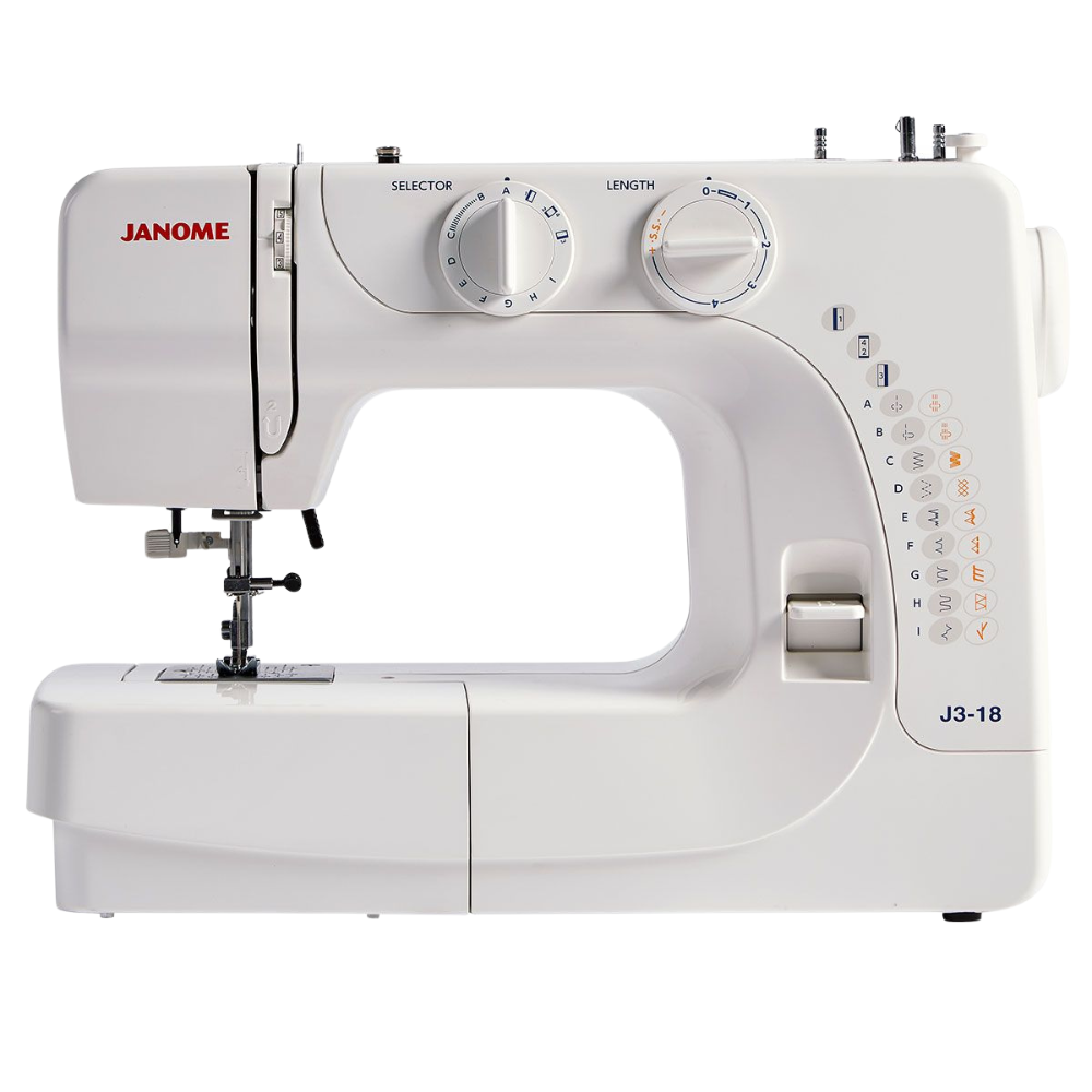 Janome J3-18 +  FREE Fashion & Finishing kit