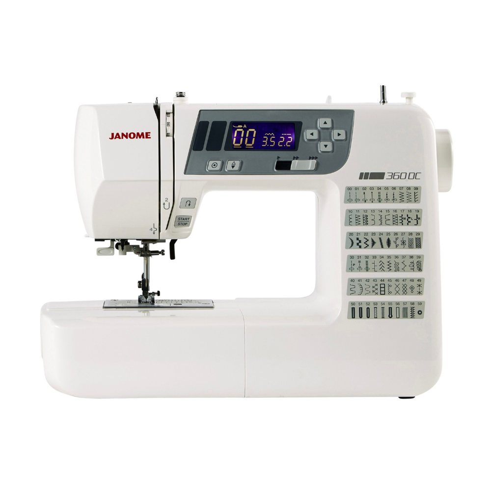 Janome 360DC + FREE QUILTING ATTACHMENT SET Worth over £60
