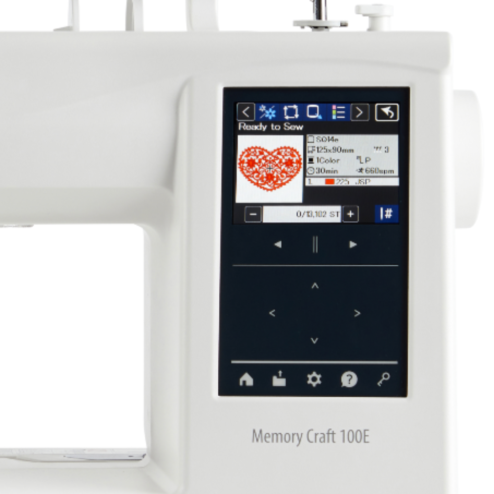Janome Memory Craft 100 Embroidery