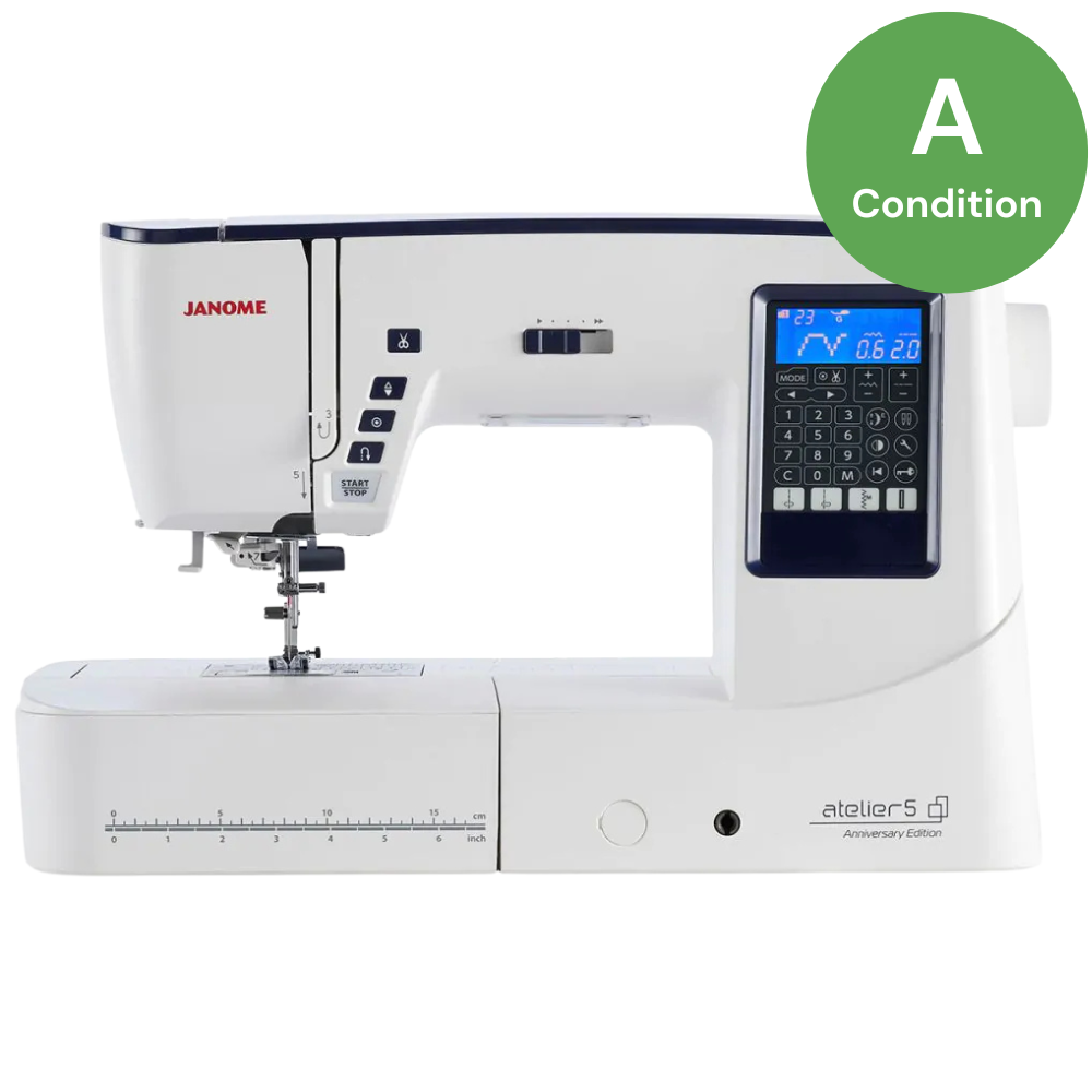 Janome Atelier 5 Sewing Machine - "A" Condition Reconditioned