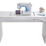 Horn Elements Sewing Table - White Ash (Self Assembly)