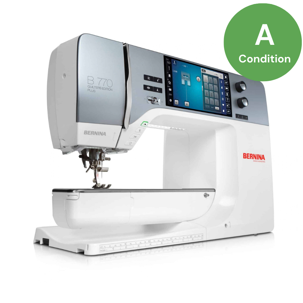 Bernina 770 QE Plus Sewing Machine - "A" Condition Reconditioned