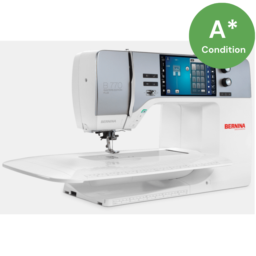 Bernina 770 QE Plus Sewing Machine - "A*" Condition Reconditioned