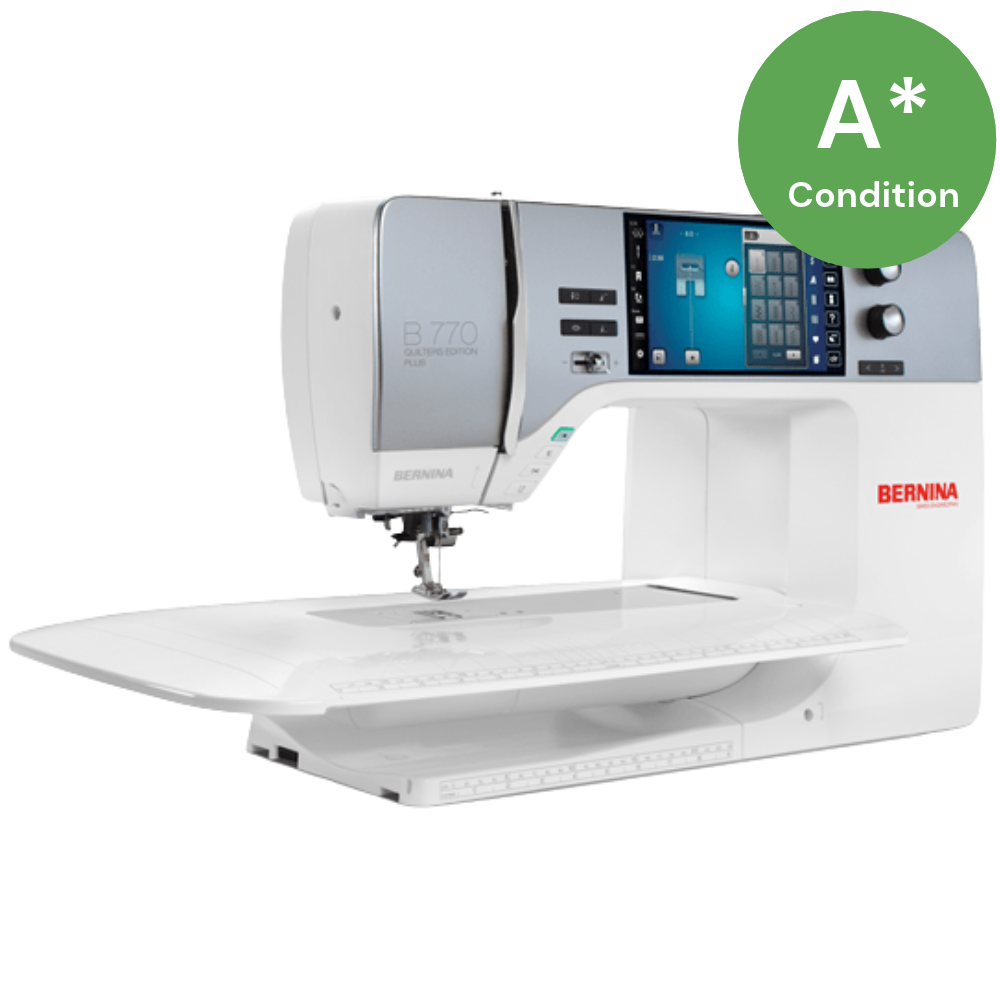 Bernina 770 QE Plus Sewing Machine - "A*" Condition Reconditioned