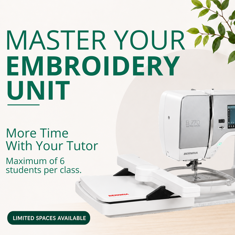 Master Your Embroidery Unit
