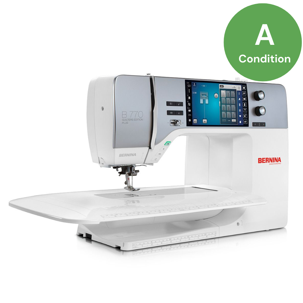 Bernina 770 QE Plus Sewing Machine - "A" Condition Reconditioned