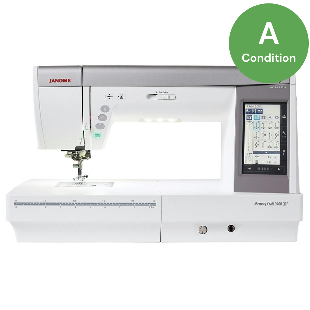 Janome Horizon MemoryCraft 9400 Sewing Machine - "A" Condition Reconditioned