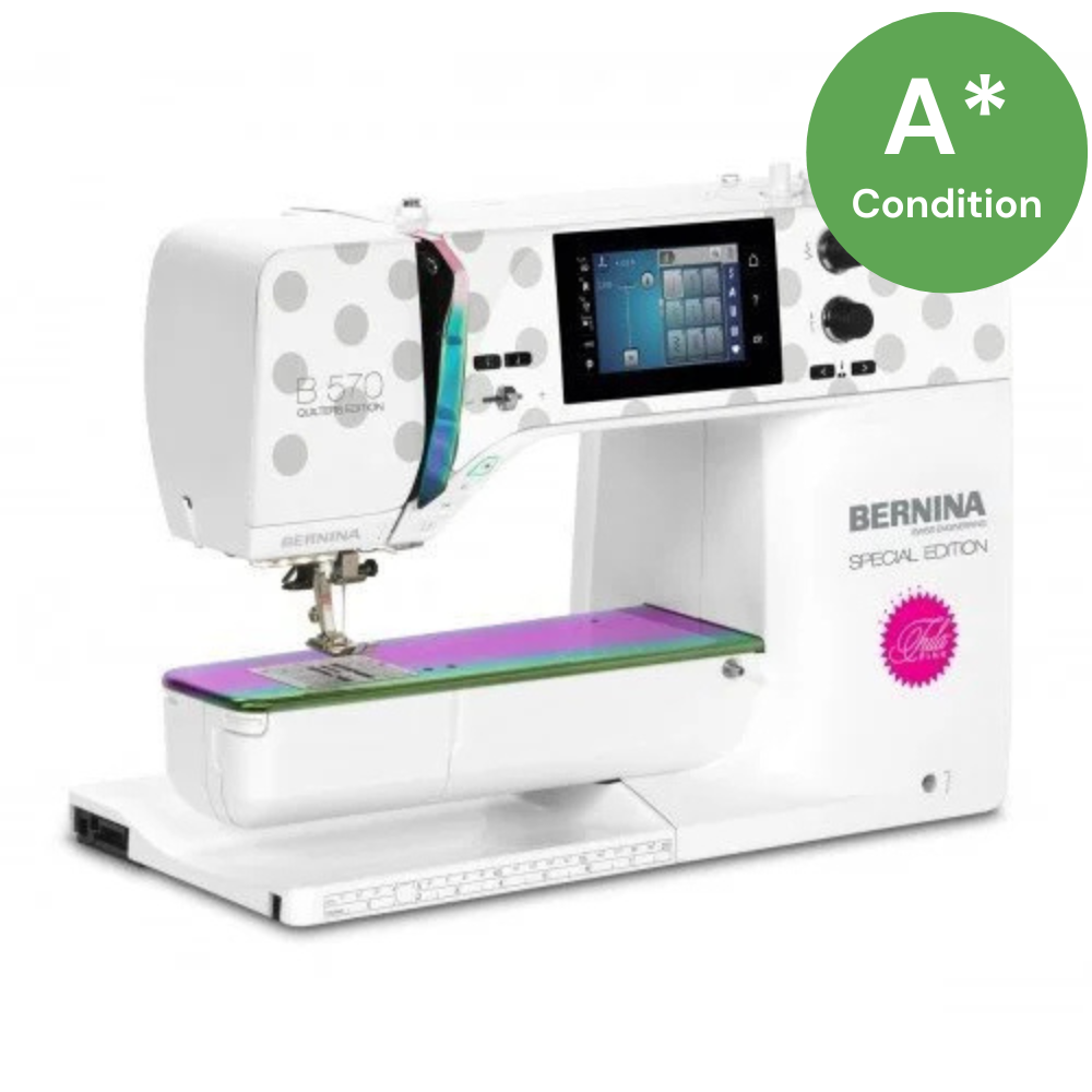 Bernina 570 QE Tula Pink Special Edition - "A*" Condition Reconditioned
