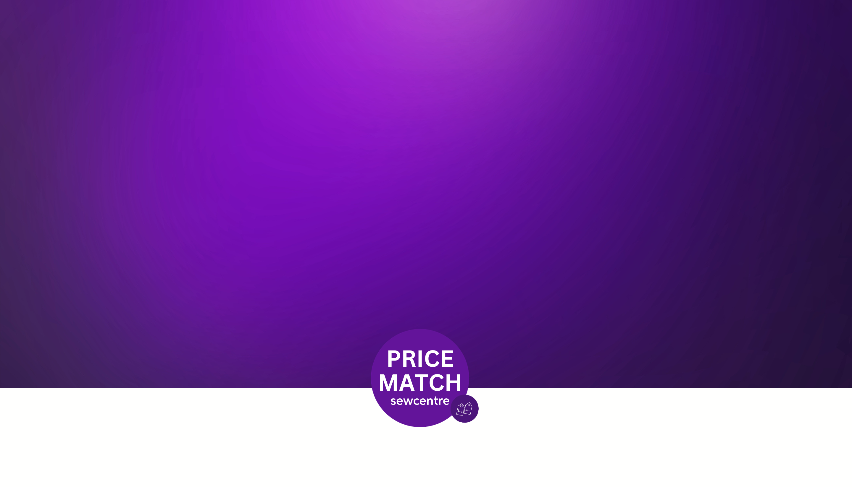 Time to Upgrade Purple Background with Price Match Sticker