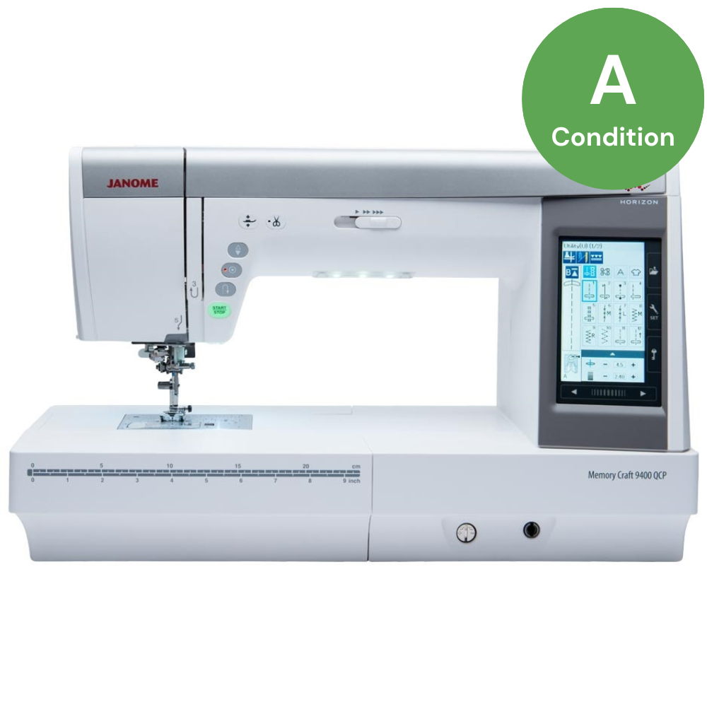 Janome Horizon MemoryCraft 9400 Sewing Machine - "A" Condition Reconditioned