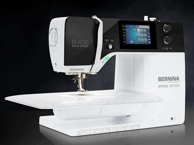 Bernina 435 Black Edition Sewing Machine (+ FREE WALKING FOOT WORTH £120)