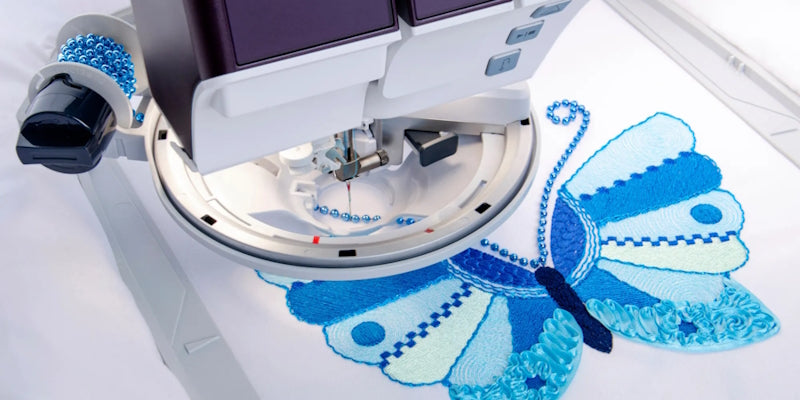 Pfaff Creative Icon 2 Sewing & Embroidery Machine in Mulberry at Sew Centre