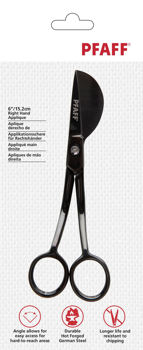 Pfaff 15.2cm Right Hand Applique Scissors