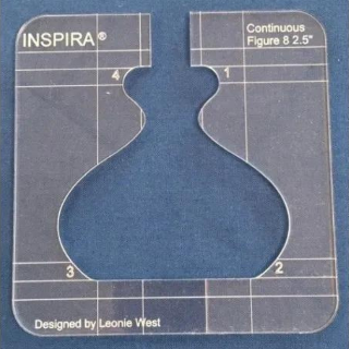 Pfaff Ruler Base PFAFF Inspira Ruler Foot Template Set | Barnyarns Sew Centre