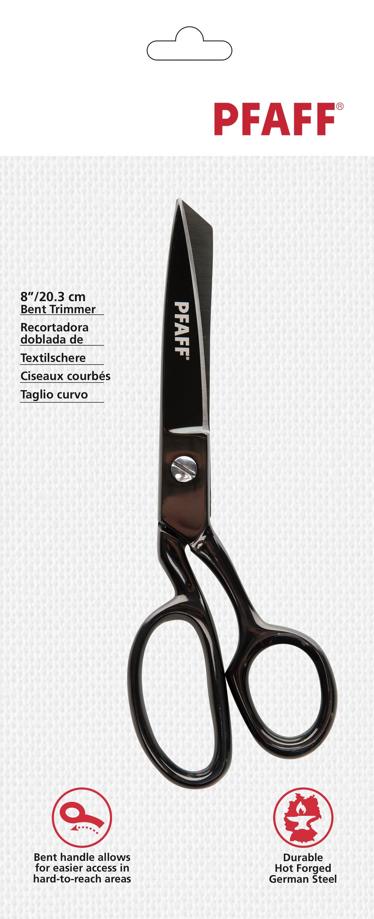 Pfaff 20.3cm Bent Trimmer Scissors