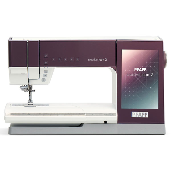 Pfaff Creative Icon 2 Sewing & Embroidery Machine in Mulberry at Sew Centre