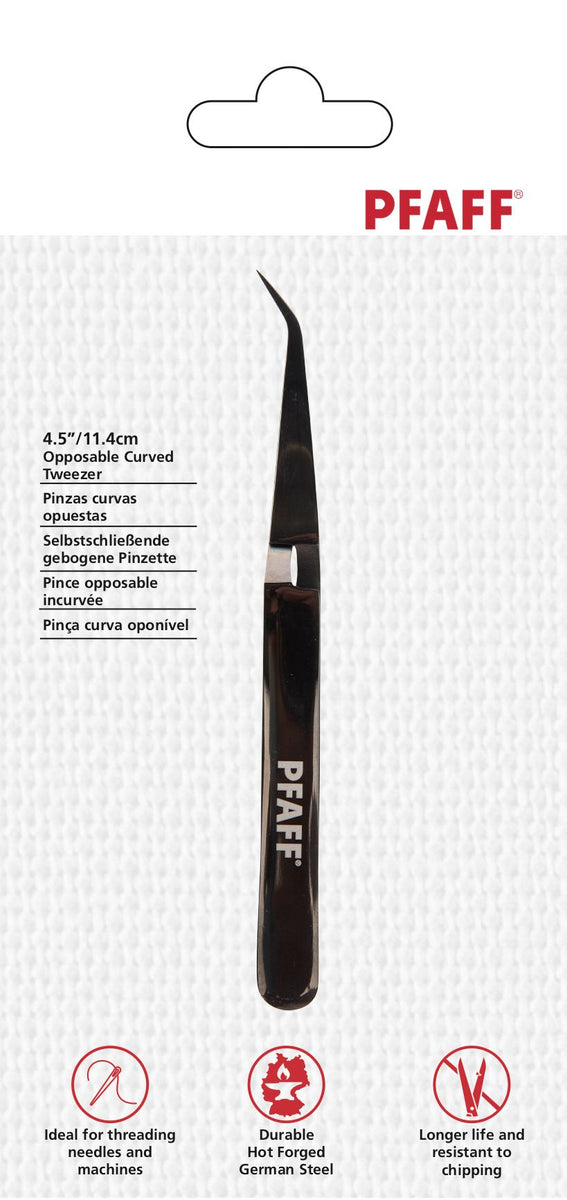 Pfaff 11.4cm Opposable Curved Tweezer